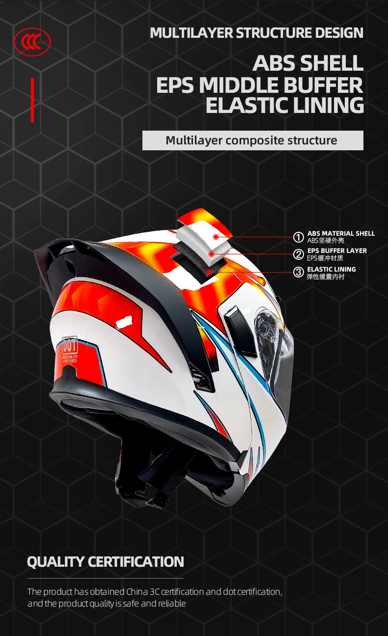 Hot-Selling High Quality Low Price Safety Motorcycle Helmet Flip up Motorcycle Racing Full Face Helmet Casco PARA Motocicleta Cool Shapes Origin Type Helmet