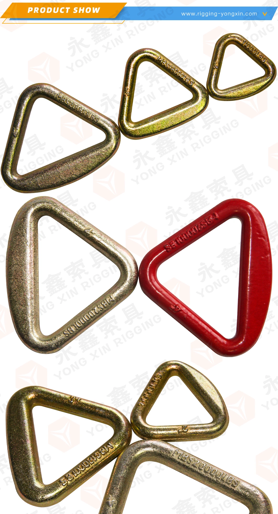 Wholesale Factory Forged Lashing Triangle D Ring