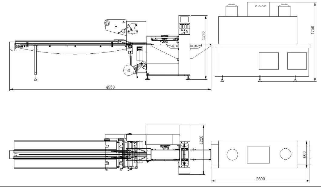 Rolled Film Hot Shrinked Pack Machine/Thermo Shrinking Packaging Machinery