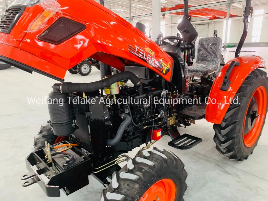 Telake Factory Price Walk Behind Tractor Harvest Wheel Farm Tractor for Farming