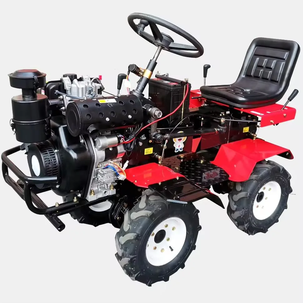 4 Wheel Tractor Rotary Tiller Cultivator