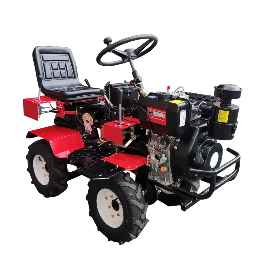 4 Wheel Tractor Rotary Tiller Cultivator