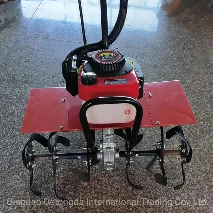 Centrifugal Gear Transmission Walk Behind Mini Diching Power Tiller