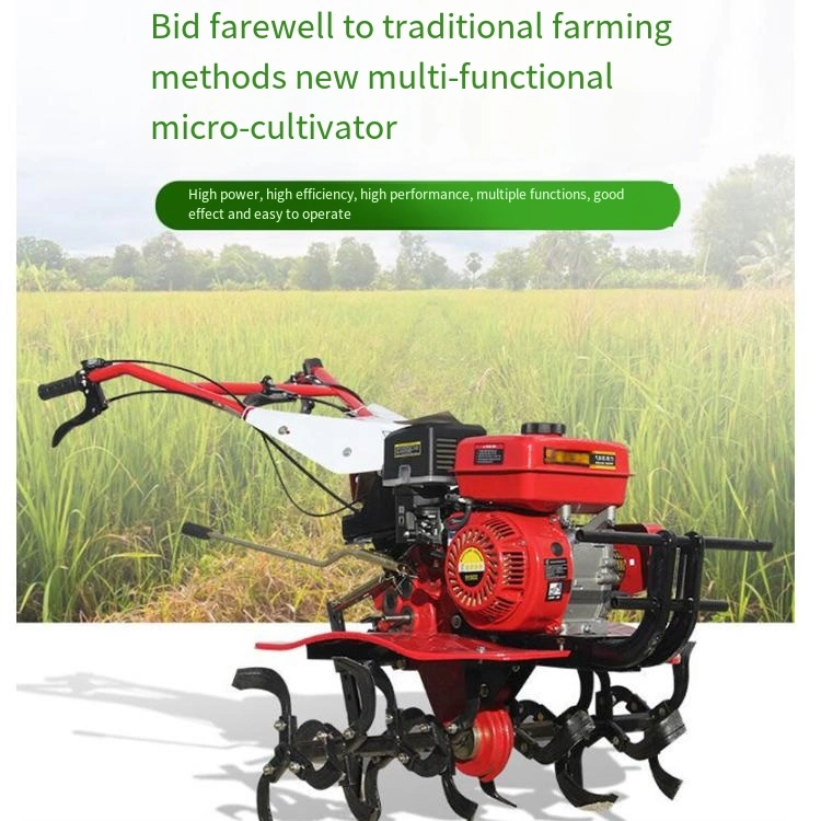 Orchard Weeding Machine 4 Drive Hand Push Rotary Cultivator