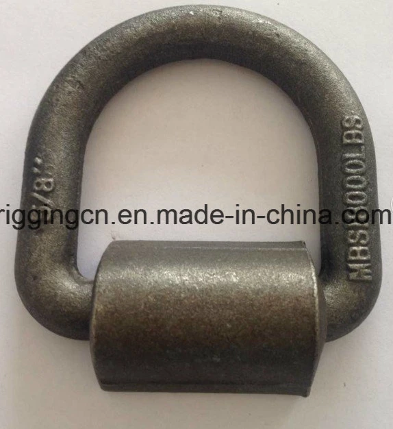 Forged D Lifting Ring with Welding Plate for Lashing Handle