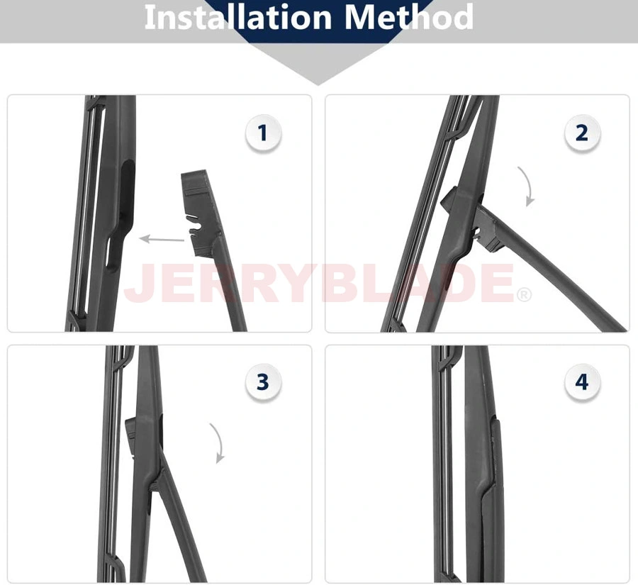 Rear Wiper Blade Arm Kit 6429 EV, Rear Windshield Wiper Blade Arm Assembly 6429 EV for Peugeot 407sw 2004-2017 Back Windscreen Wiper Arm Set Replacement