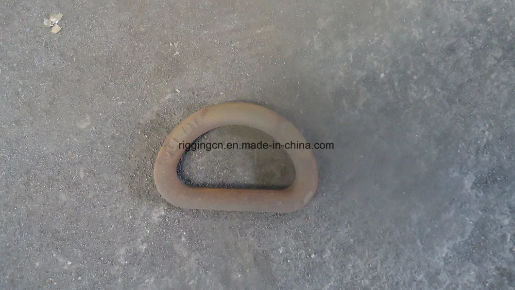 Forged D Lifting Ring with Welding Plate for Lashing Handle