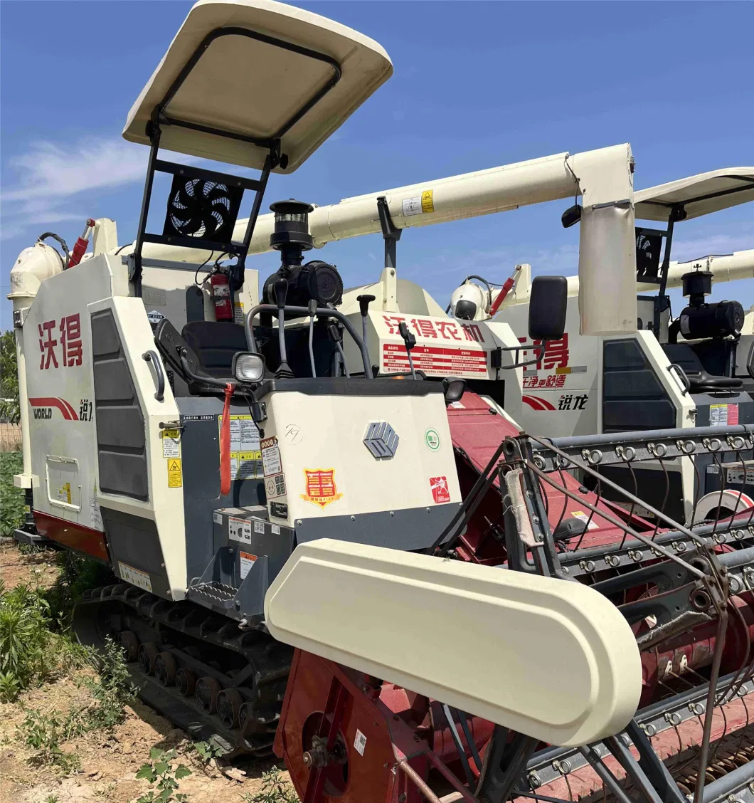 with Powerful Kubota Rice Harvesting Machine Combine Harvester