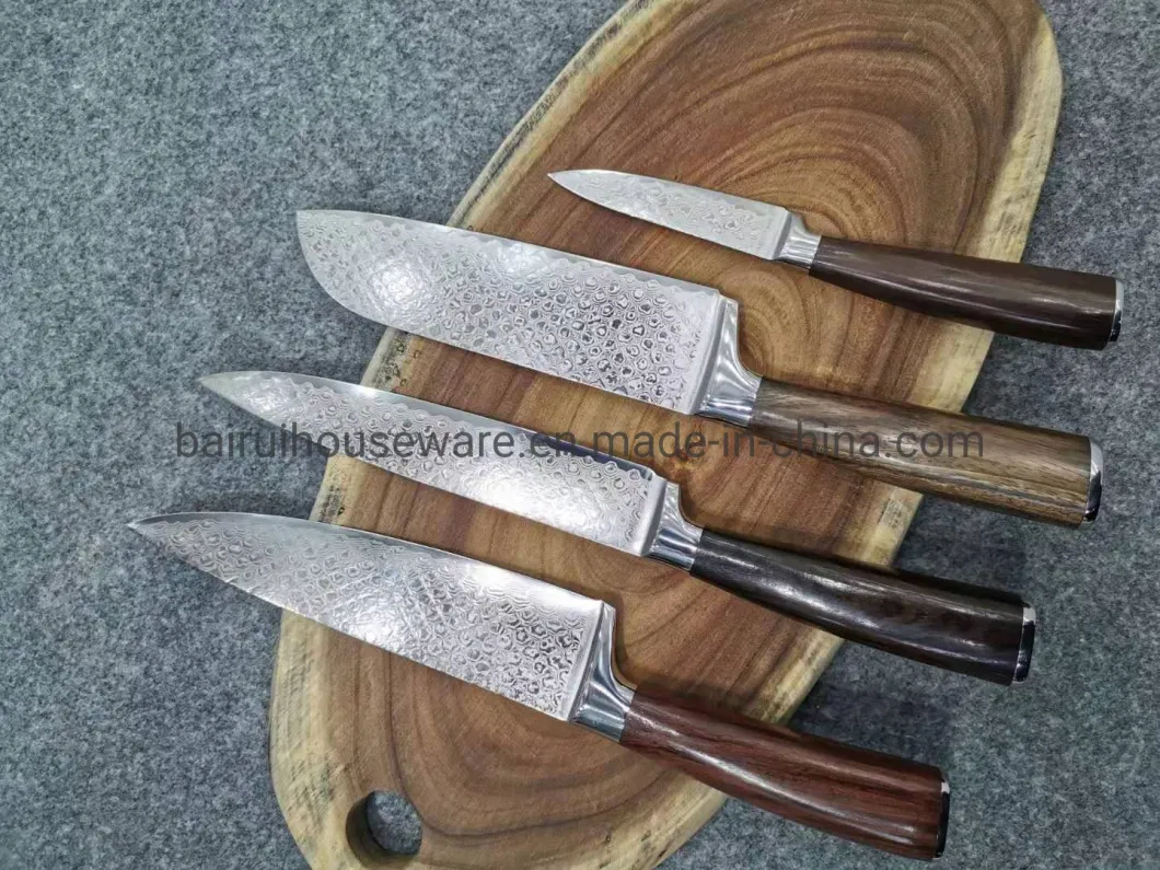 Factory Price 8 Inch Damascus Steel Chef Knife with Wood Handle XL1168