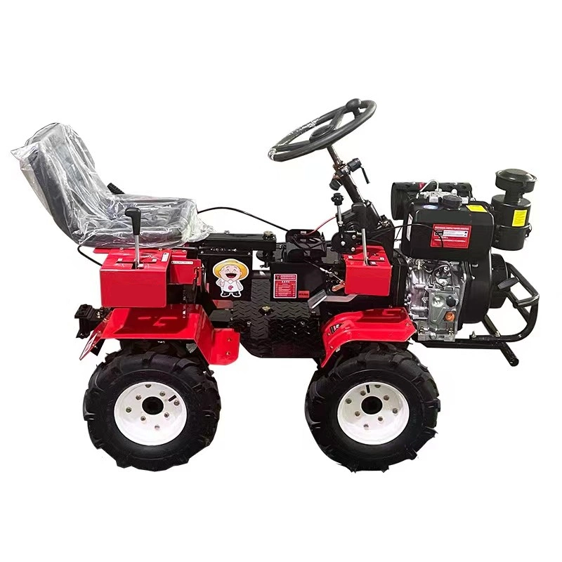 4 Wheel Tractor Rotary Tiller Cultivator