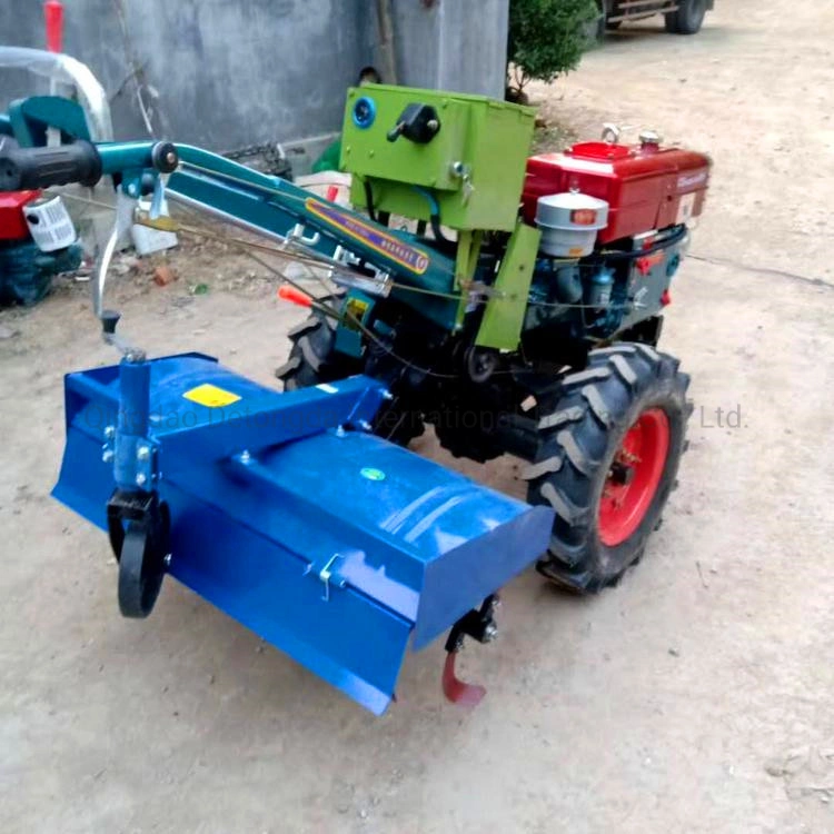 Hot Sale Walking Tractor Driven 12HP 10HP Good Quality Rotary Cultivator