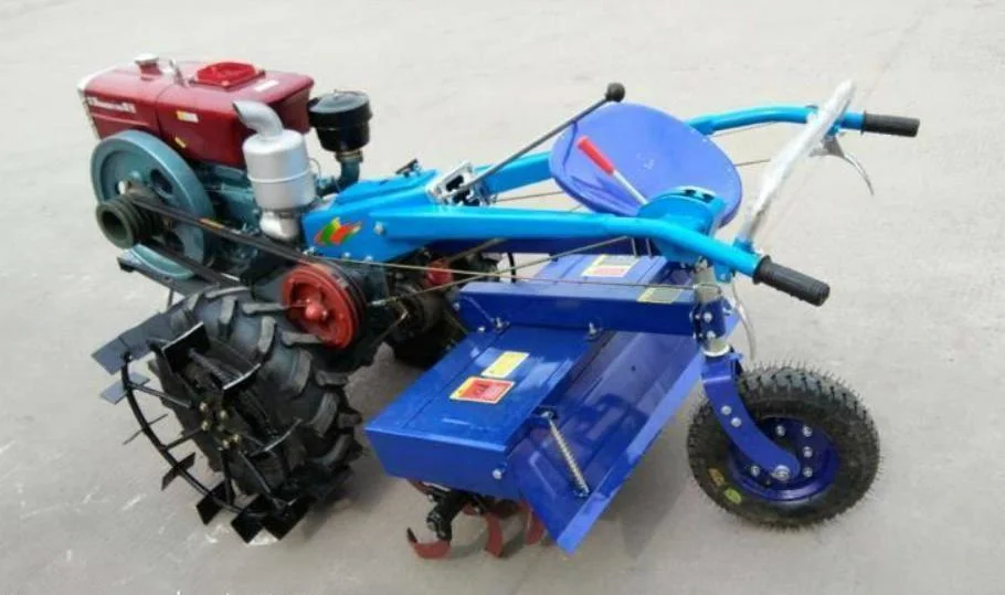 Hot Sale Walking Tractor Driven 12HP 10HP Good Quality Rotary Cultivator