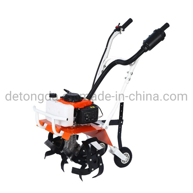 Farm Use Multifunctional Agriculture Rotary Hoe Point Linkage Tractor Supply Cultivator Gasoline Hand Walking Tractor Driving Power Tiller