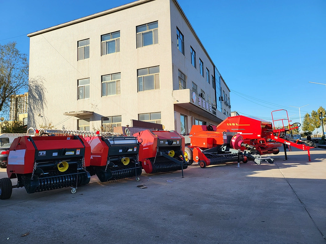 Walk Behind Tractor Mini Round Hay Baler Baling Equipment for Sale