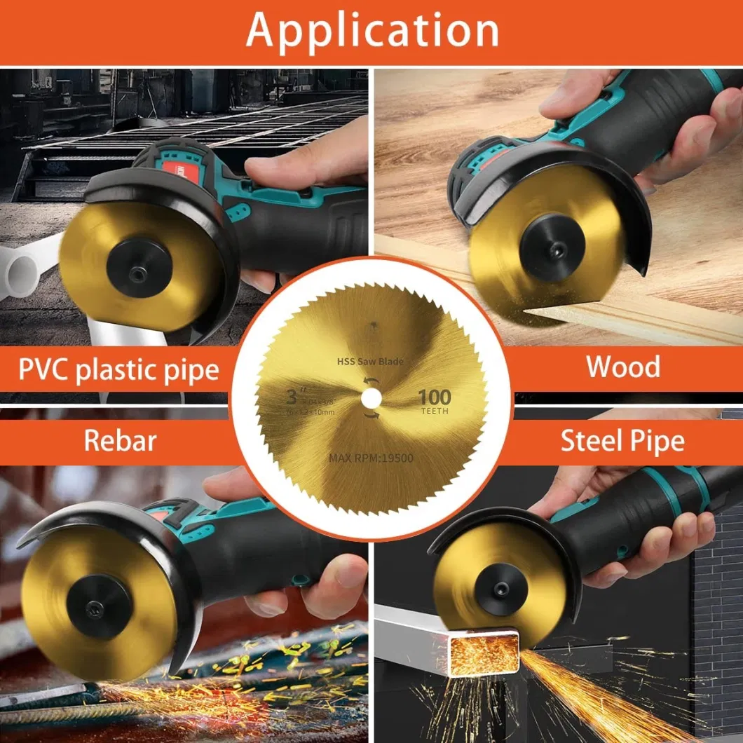 HSS Saw Blade for Wood Plastic Metal Cutting Ti-Coated