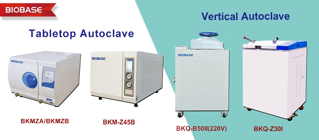 Biobase China Bkq-Z30I Flip-Open Door Type Vertical Sterilizer for Lab