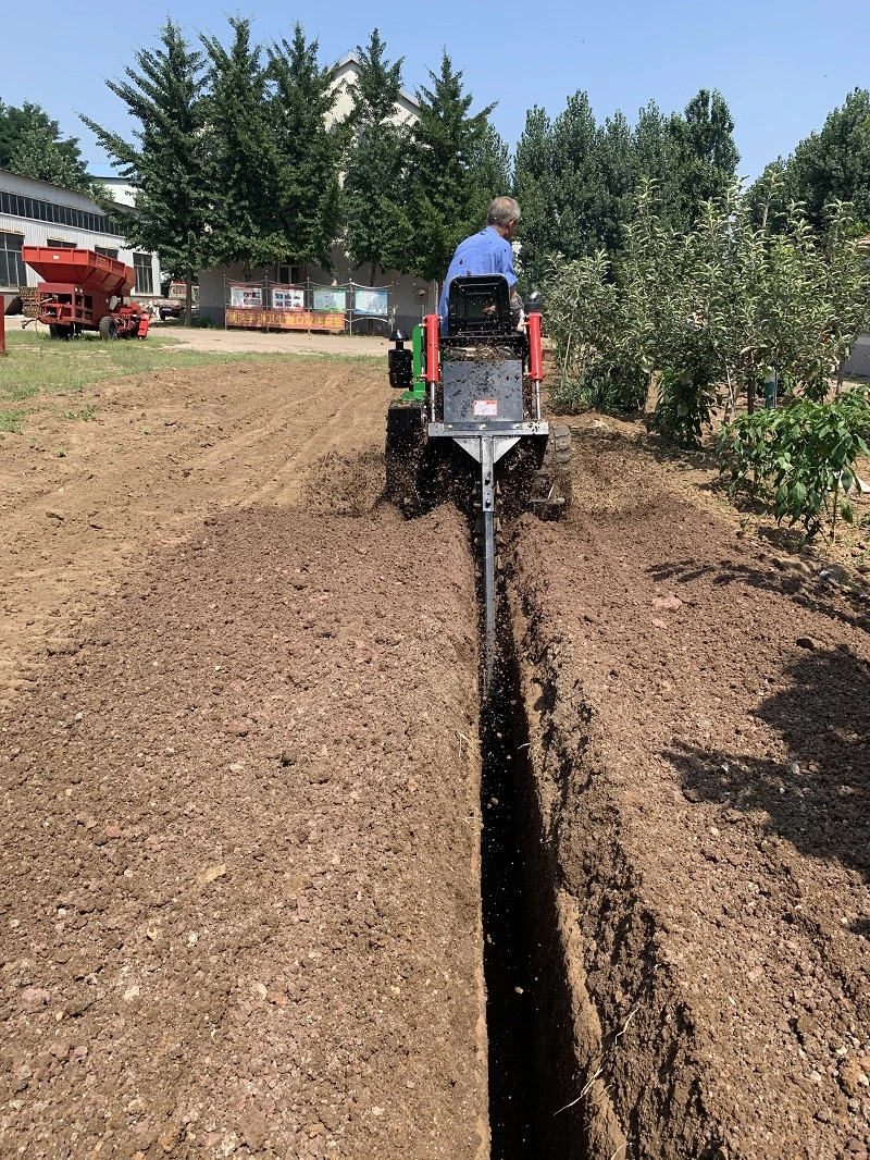 Trencher for Pipeline Project with Backfill System