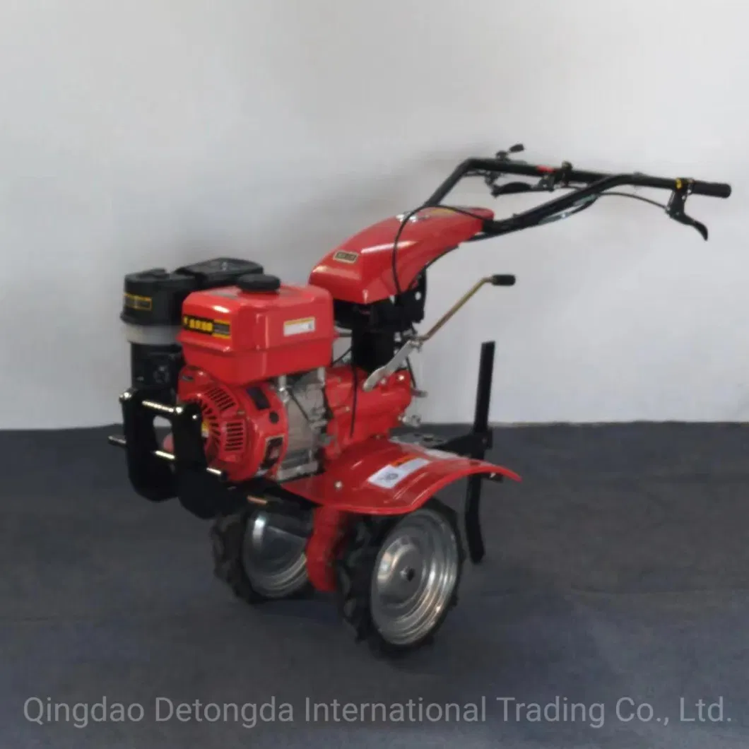 Centrifugal Gear Transmission Walk Behind Mini Diching Power Tiller