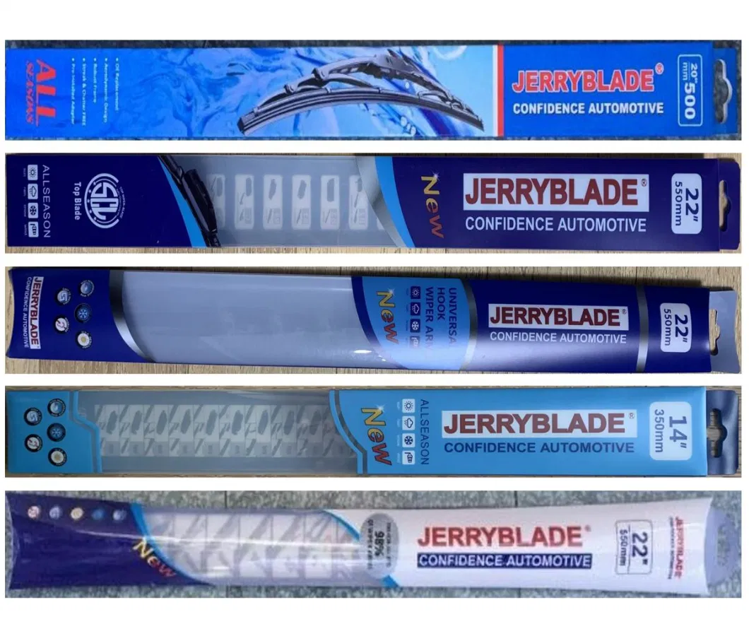 Jerryblade New Updates Car Multi 12 OE Adapters Replace Multifunction Beam Rear Wiper Blade, From 9 to 20 Inch, Top Quality Best Seller Multi Adapters Multi Use