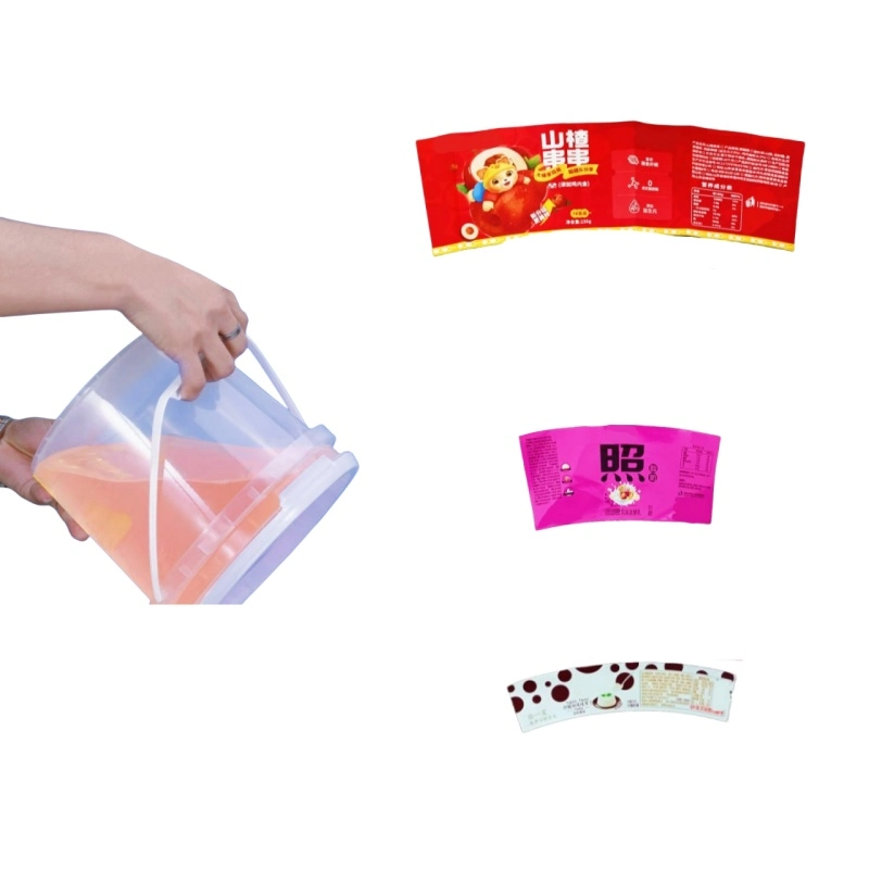 Food Grade Hand Shank in Mold Label Plastic Box Food Customized