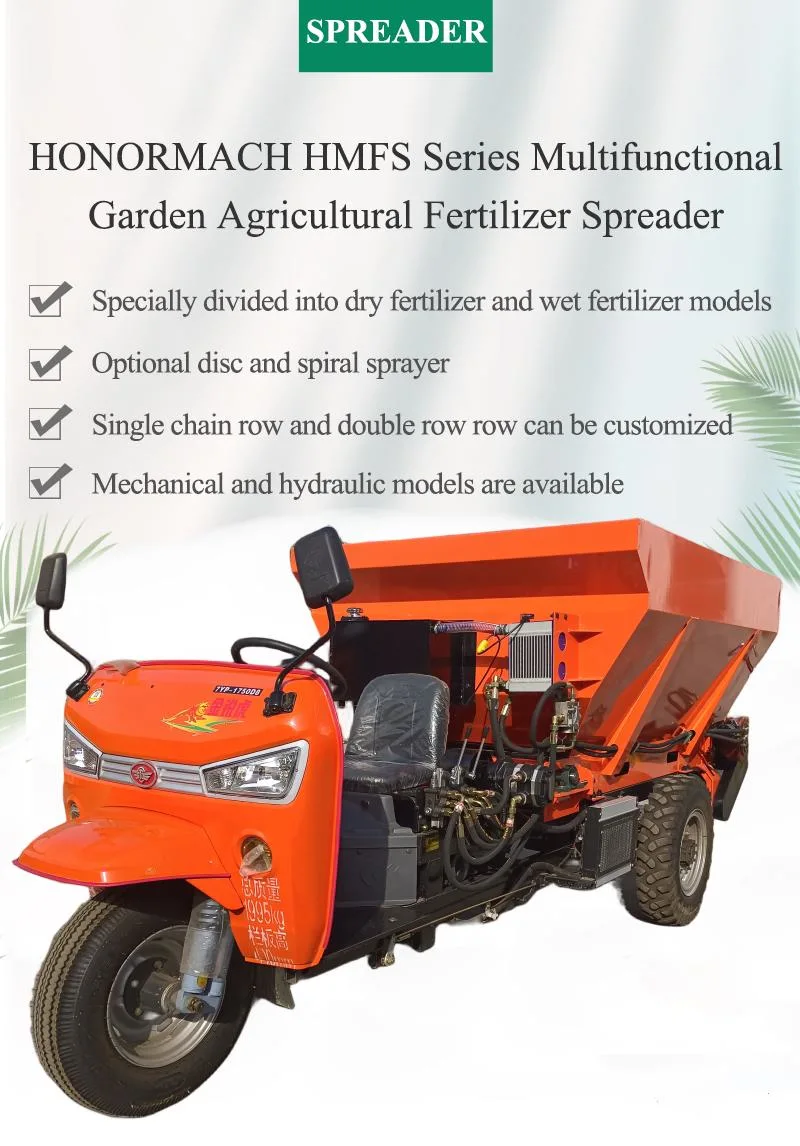 Farm Tractor Mounted Fertilizer Spreader with Agricultural Equipment