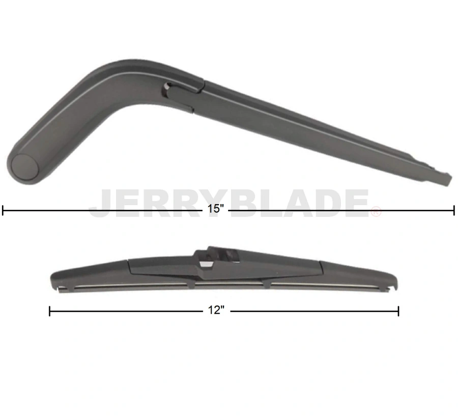 Chevrolet Spark 2010-2022 Rear Windshield Wiper Arm Replacement Assembly Jerryblade Rear Window Wiper Blade with Arm for Chevy Spark OE95995875,96688389 Genuine