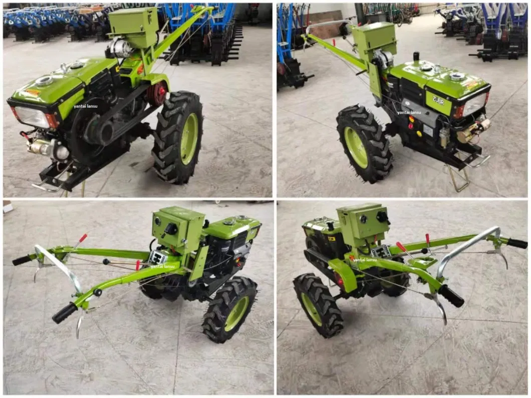 Farm Machine Mini Power Tractor Rotary Tiller Cultivator for Sale