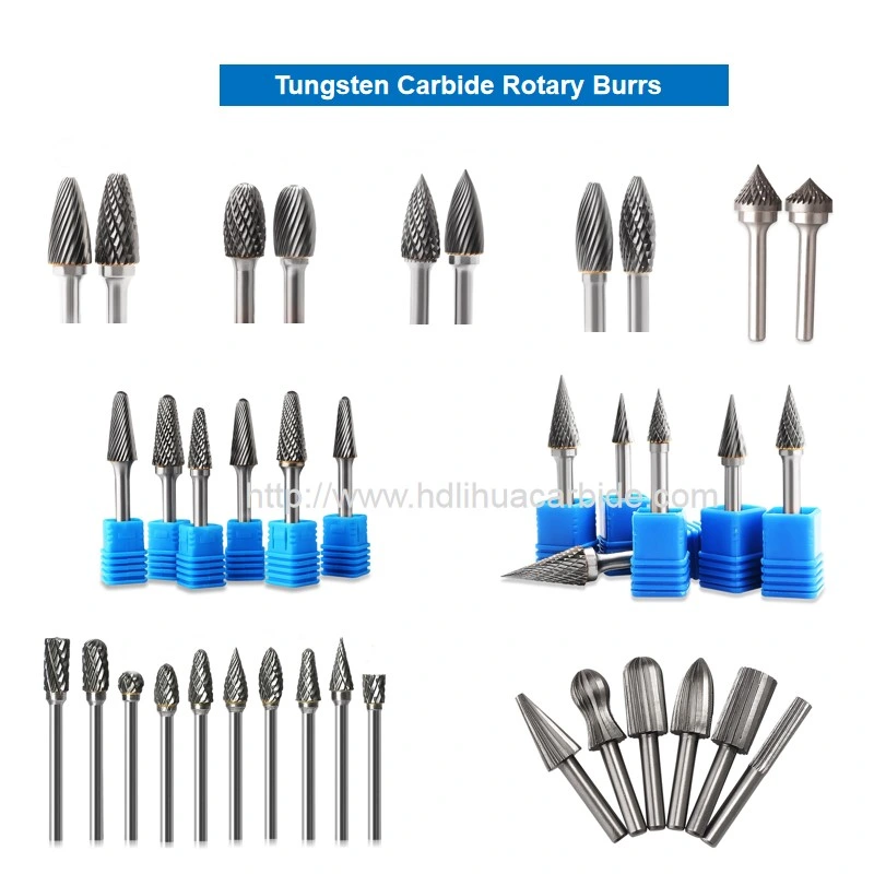 Tungsten Carbide Rotary Files 1/8 1/4 Shank