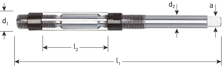 DIN10 HSS Adjustable Blade Hand Reamer