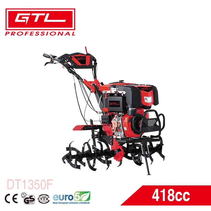 Farm Machinery 10HP Diesel Power Tiller Big Power Rotary Cultivator (DT1350F)