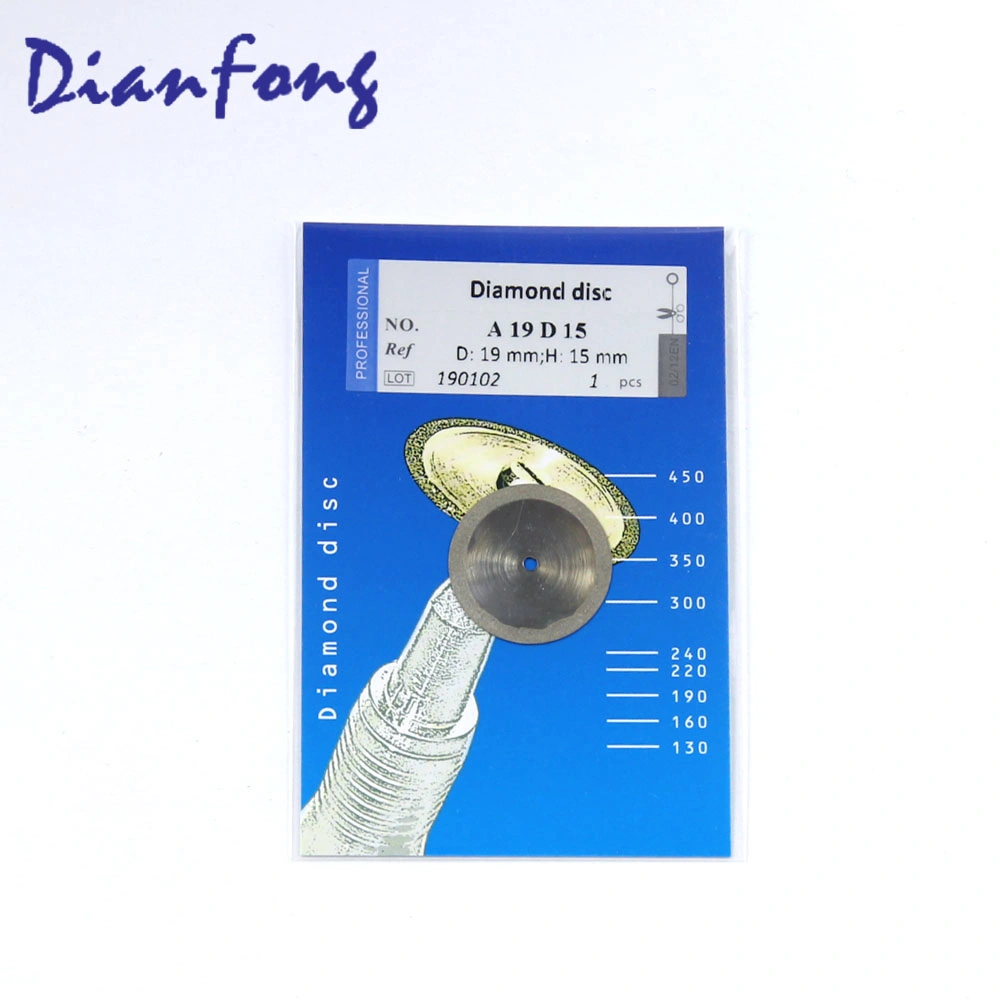 A19d15 (ISO 806 900 355 504 190) High Quality Dental Material Dental Diamond Disc