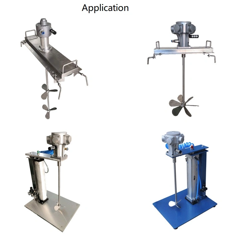 Turbine propeller six-blade impeller laboratory mixer head blade