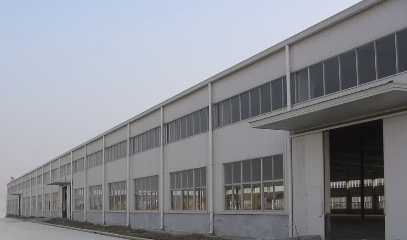 Warehouse Workshop Greenhouse Light Metal Galvanized Fabricated Construction Steel Frame Structure in Prefabricated Prefab Building