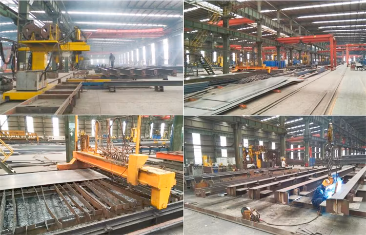 High Quality Cheap Price Metal Customized H-Section Steel Frame for Car Garage