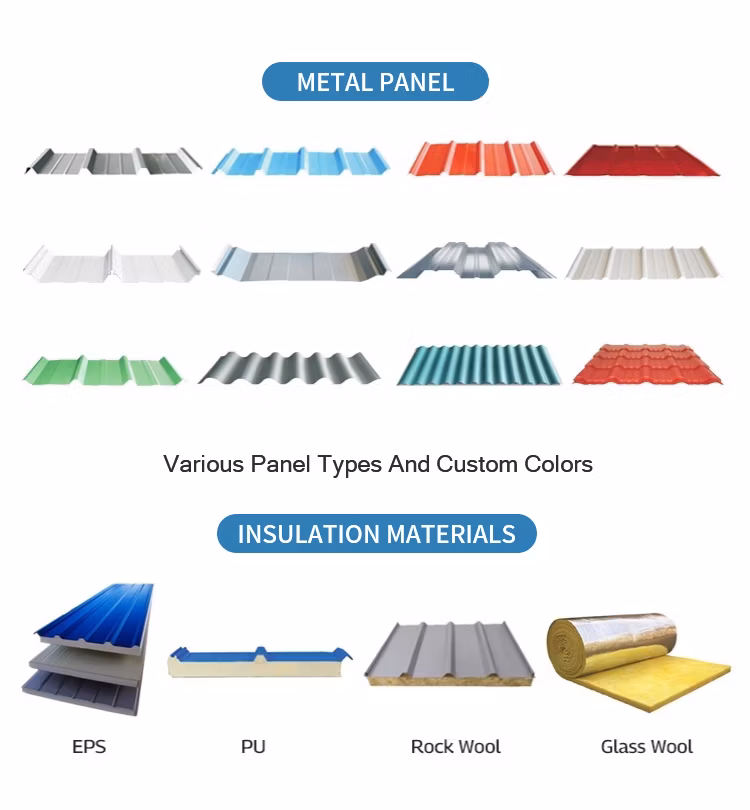 High Quality Cheap Price Metal Customized H-Section Steel Frame for Car Garage
