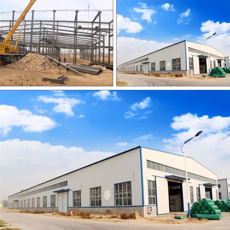 High Quality Cheap Price Metal Customized H-Section Steel Frame for Car Garage