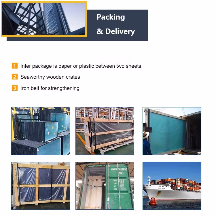 Competitive Prices Quality Assured 24.52mm 12mm Thick Laminated Glass for Green House