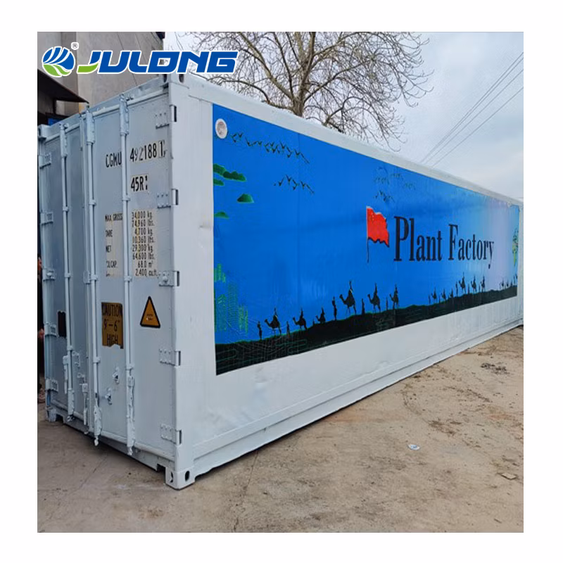 Hydroponic Forage Micro Vegetables Growing Container Farm for Sale