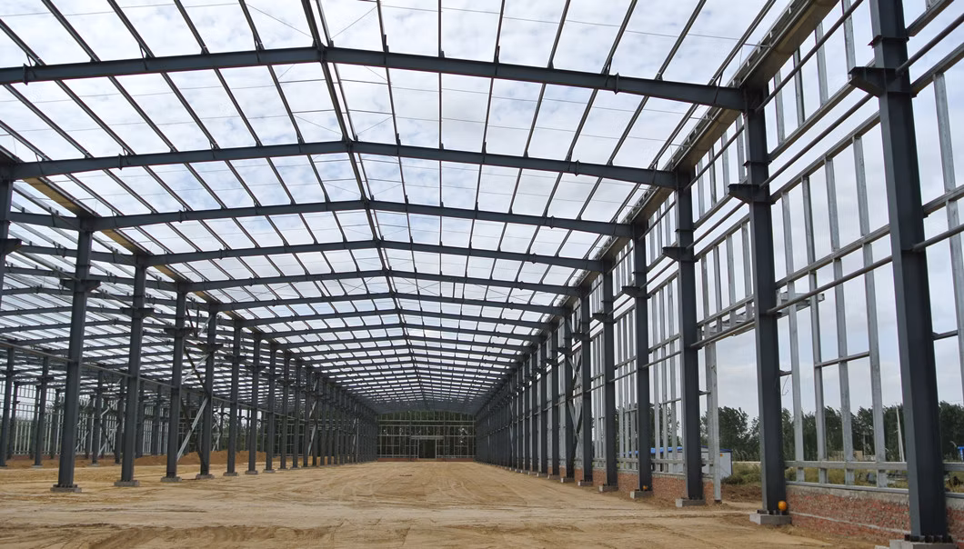 Pre Engineered Steel Structure Construction Building/Prefabricated Metal Frame Warehouse/Shed/Hangar/Workshop/Factory/Apartment/Hotel/School/Hospital Building