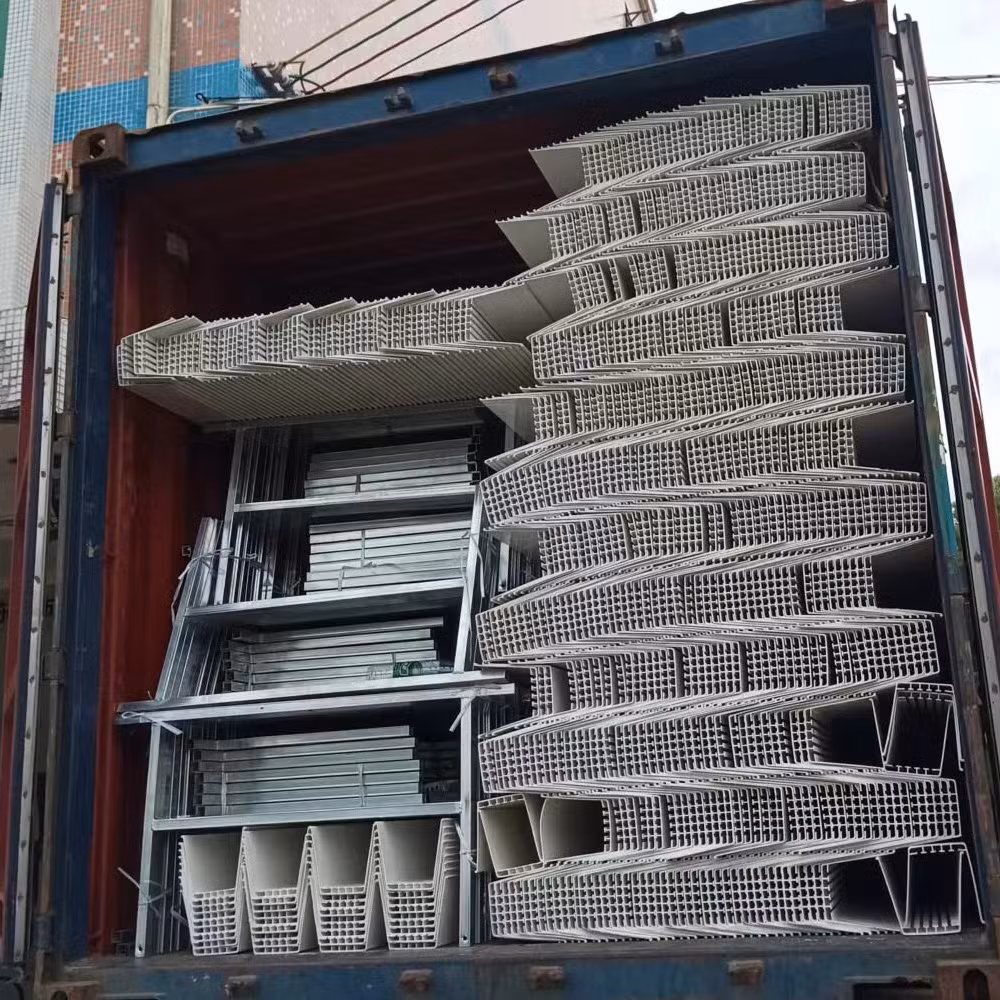Hydroponic Greenhouse for Strawberry Farm Groove PVC Gutter