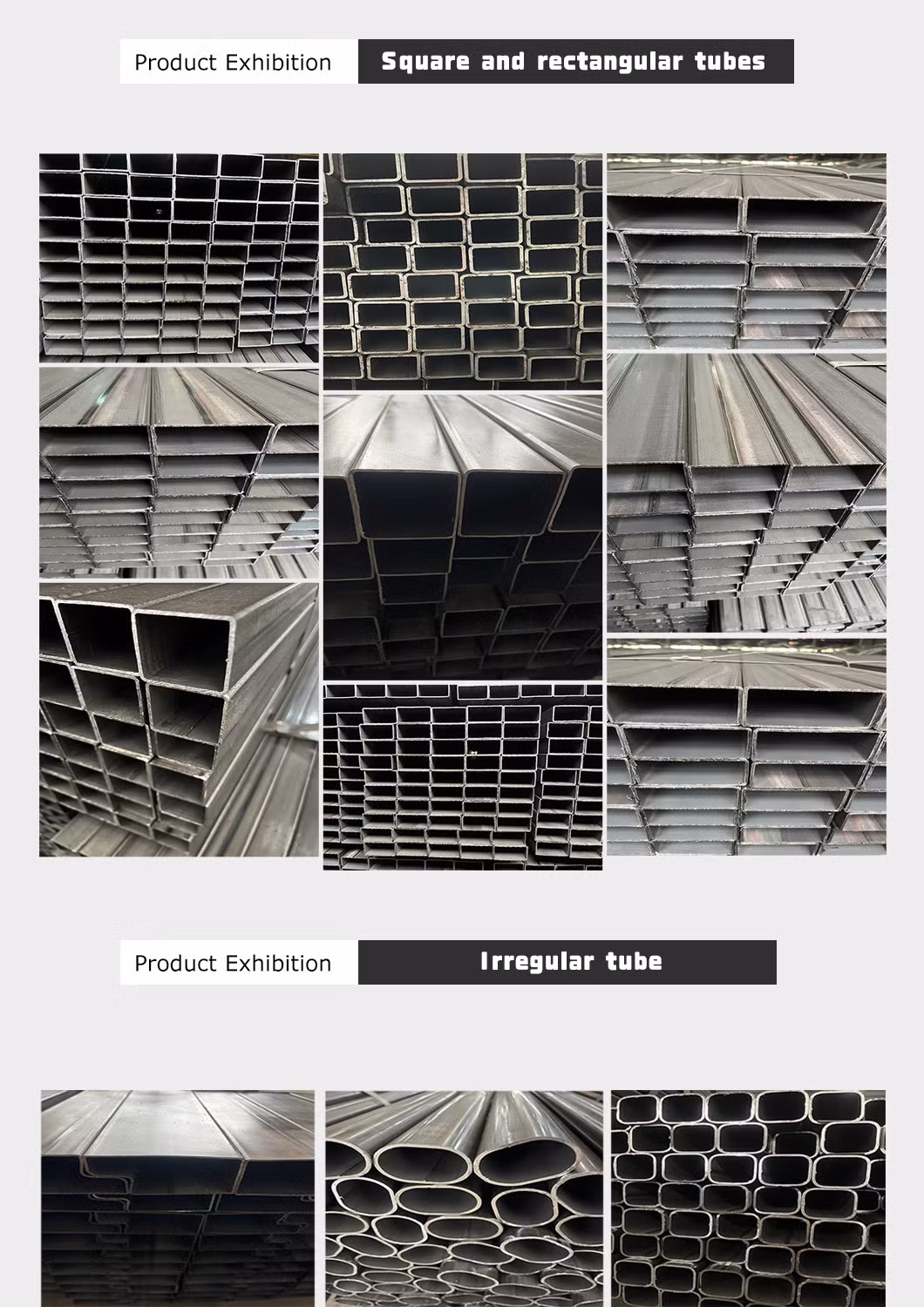 Corrosion-Resistant Gi Iron Pipe Galvanized Square Tube for Agricultural Greenhouses