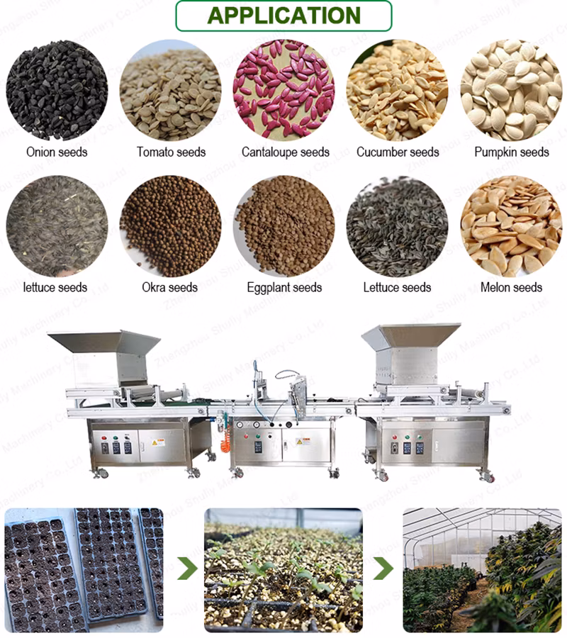 Automatic Agriculture Seed Tray Planter Nursery Seeding Machine