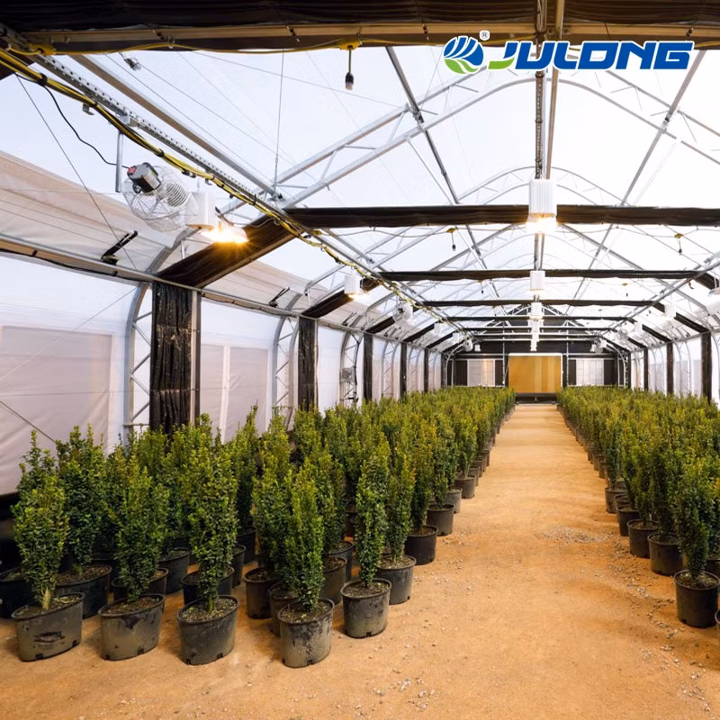Commercial Used Automated LED Grow Lights Blackout System Hydroponics Greenhouse
