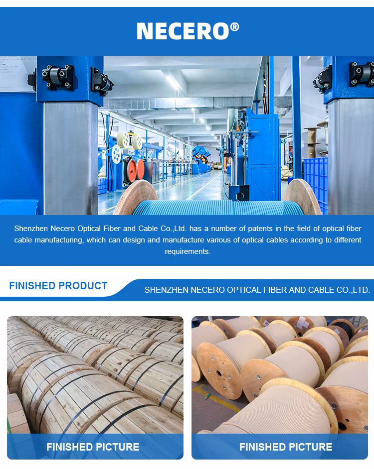 FTTH Indoor/Outdoor Gjxh Gjyxch Single Mode Drop Cable Flat Type 2 Core