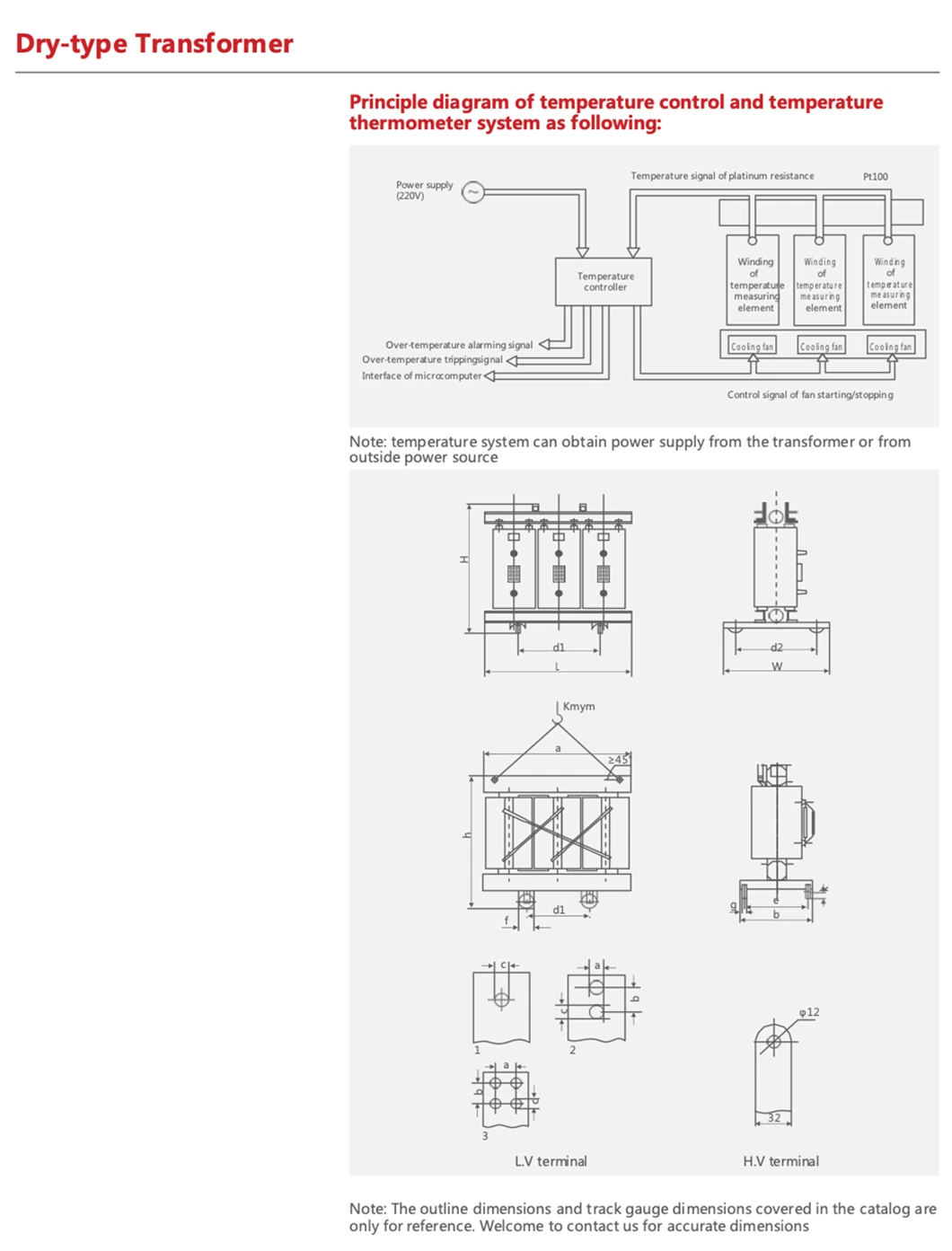 CNC 35kv and Below Sc (B) , Sg (B) Series Dry-Type Power Transformer