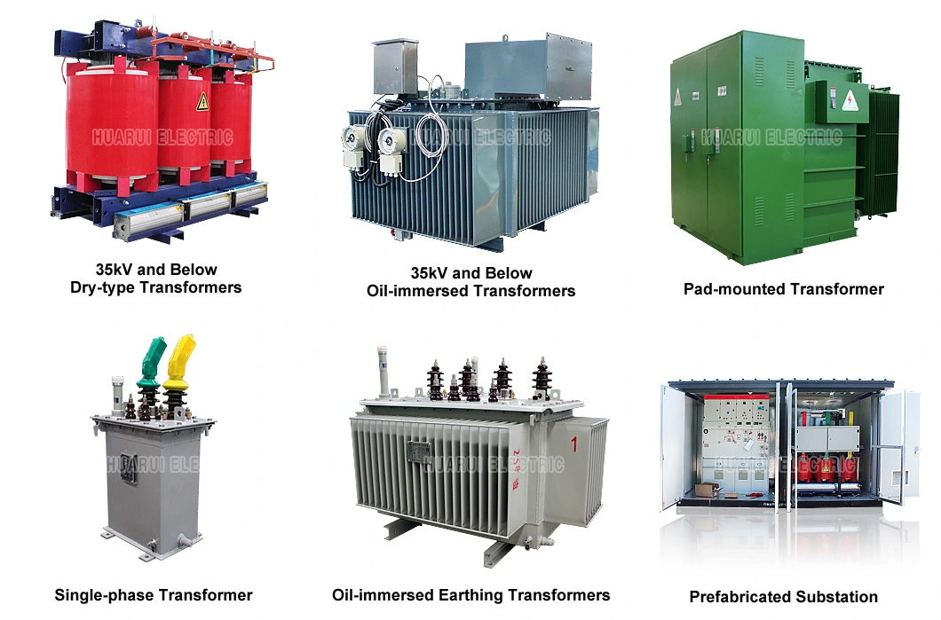 Huarui Scb14-80kVA/10kv/0.4kv Cast Resin Dry Type Electrical Transformer