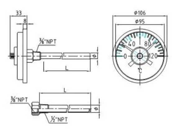 Transformer Digital Pressure Winding Temperature Indicator Equipped