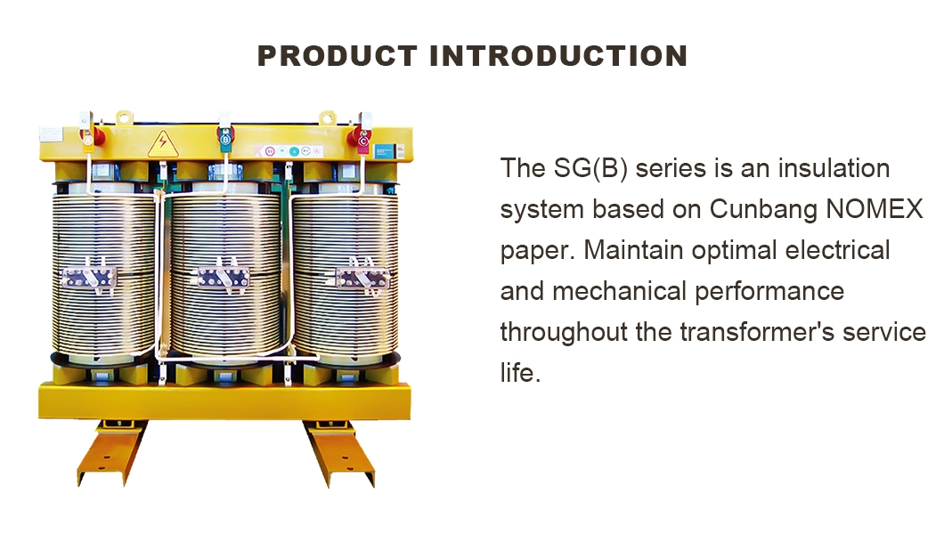 2500kVA 10kv Non-Encapsulated Dry-Type Transformer of High Efficiency and Reliability