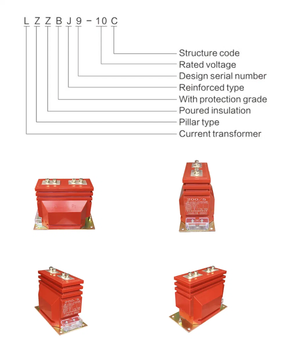 Lzzbj9-10 Factory 11kv All-Copper High Voltage Dry Current Transformer