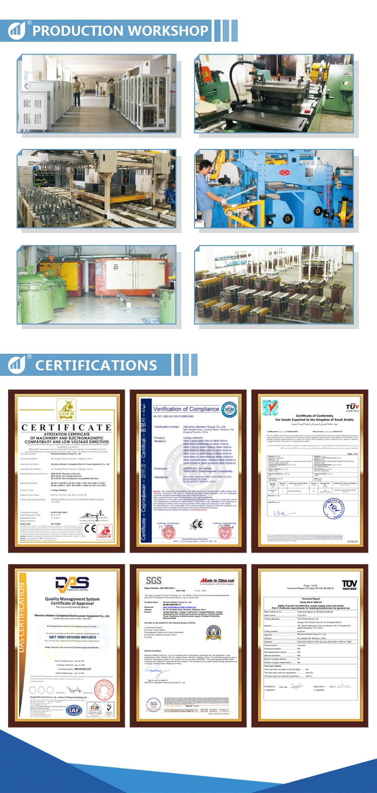 Single and Three Phase 1-1000kVA Dry Type Transformer